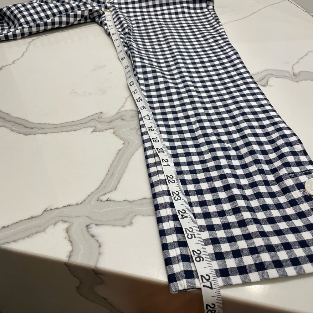 NEW J.Crew Women's Sz 10 Remi Gingham Cropped Blue White Pants Spring Summer NWT - Picture 12 of 12